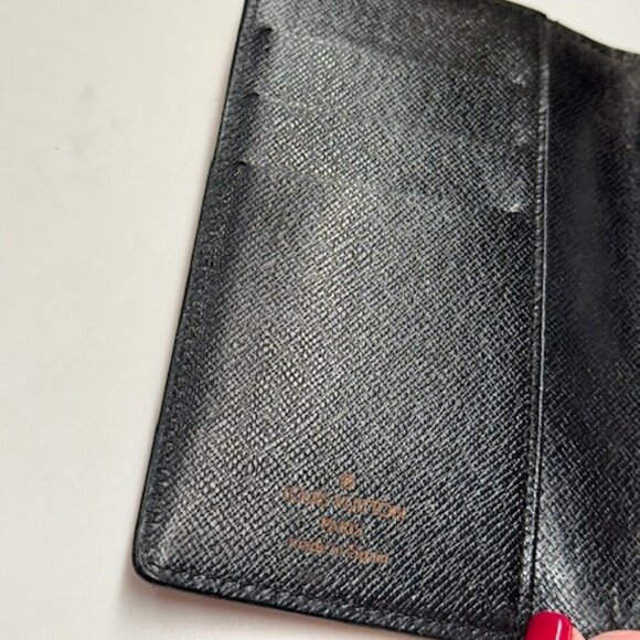 Louis Vuitton Red Epi Leather Agenda Wallet + 2025 + 2026 Calendar Pages EUC! - Picture 7 of 9